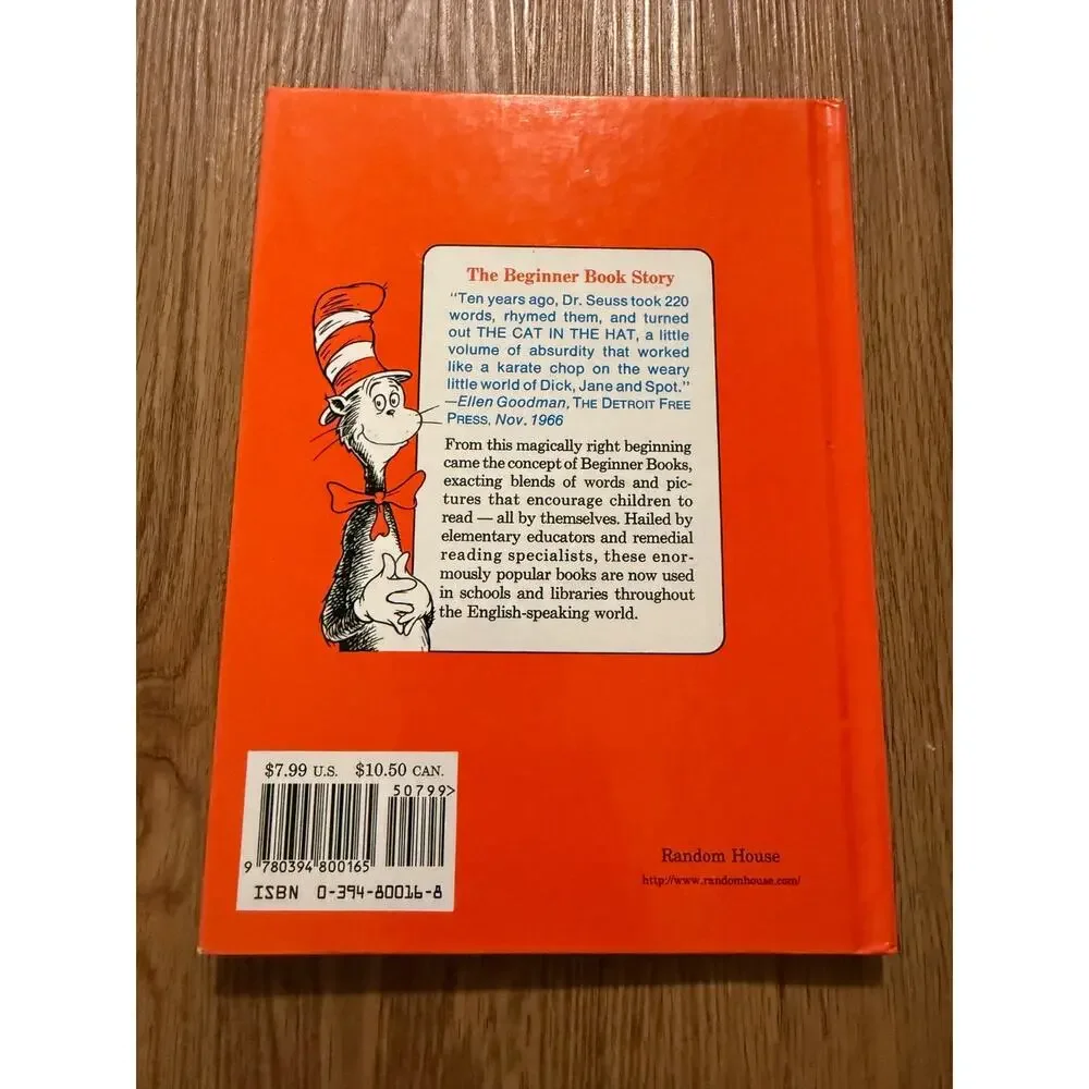 Vintage GREEN EGGS AND HAM Beginner Book Club Edition by Dr. Seuss 1960/ 1988